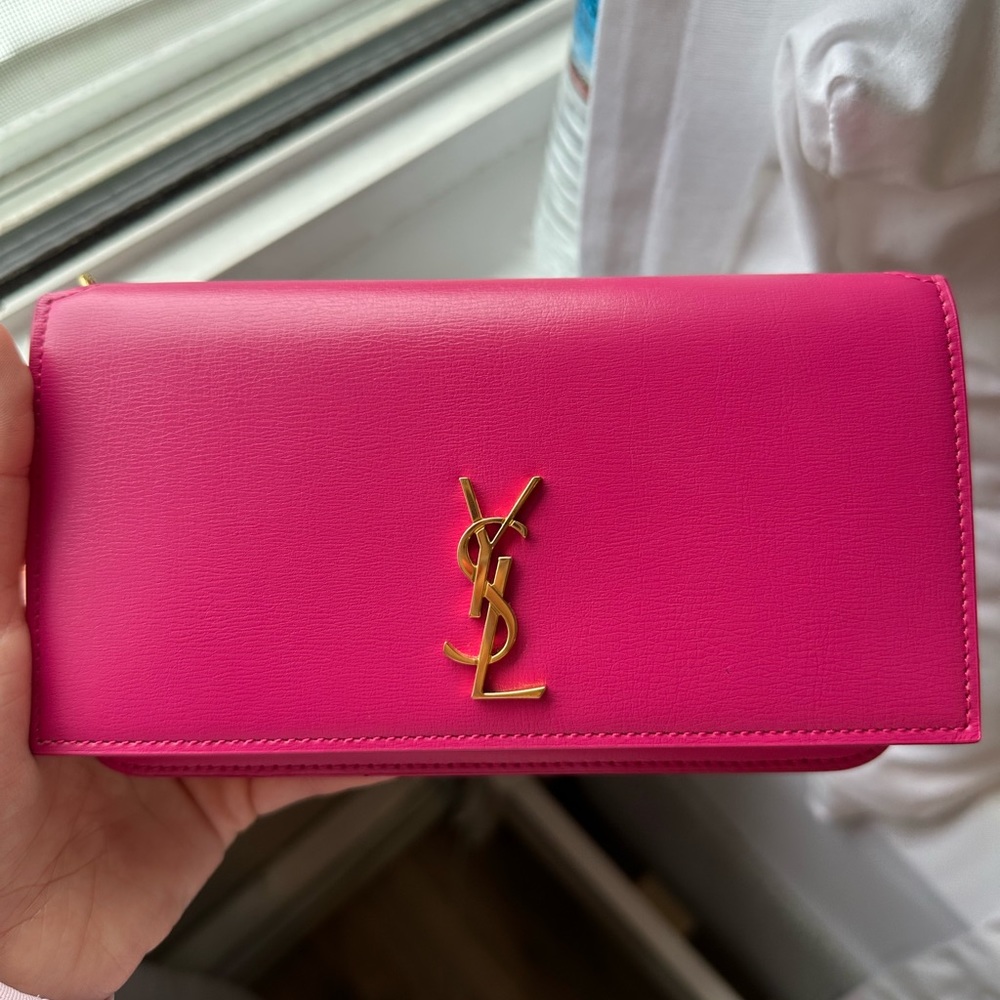 YSL phone holder w/ strap